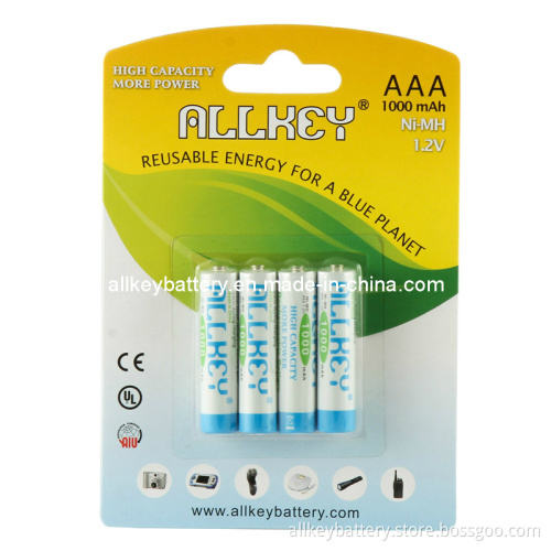 Low Self-Discharge NiMH 1800mAh 1.2V Ready to Use (AA 1800)